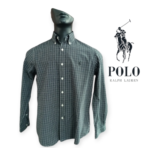 Polo Ralph Lauren Men's Medium Long Sleeve Button Down Shirt - Picture 2 of 4